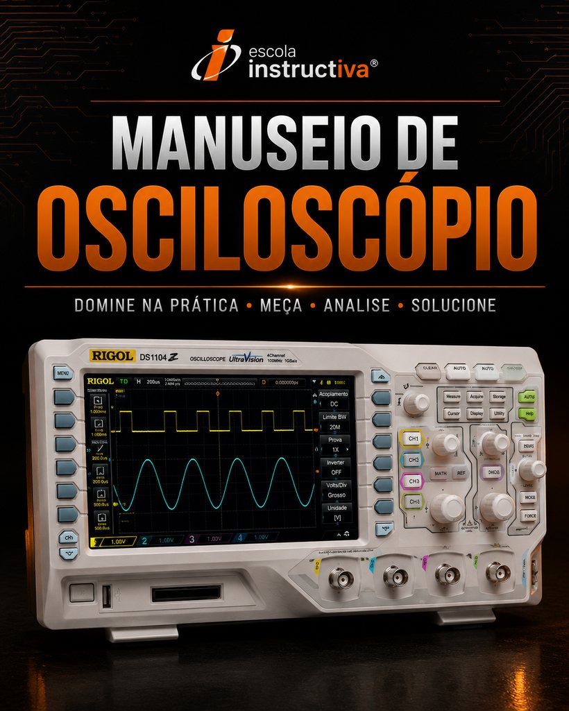 Manuseio de Osciloscópio